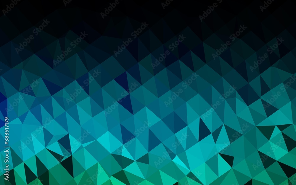 Light Blue, Green vector abstract polygonal texture. Light Blue, Green vector abstract polygonal texture.
