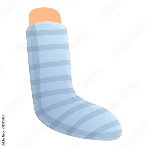 Elbow bandage icon. Cartoon of elbow bandage vector icon for web design isolated on white background