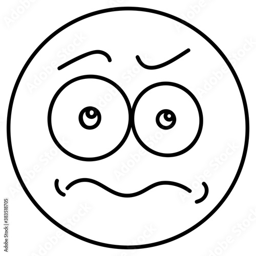 Worried Emoji  