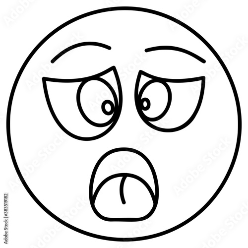 Worried Emoji  