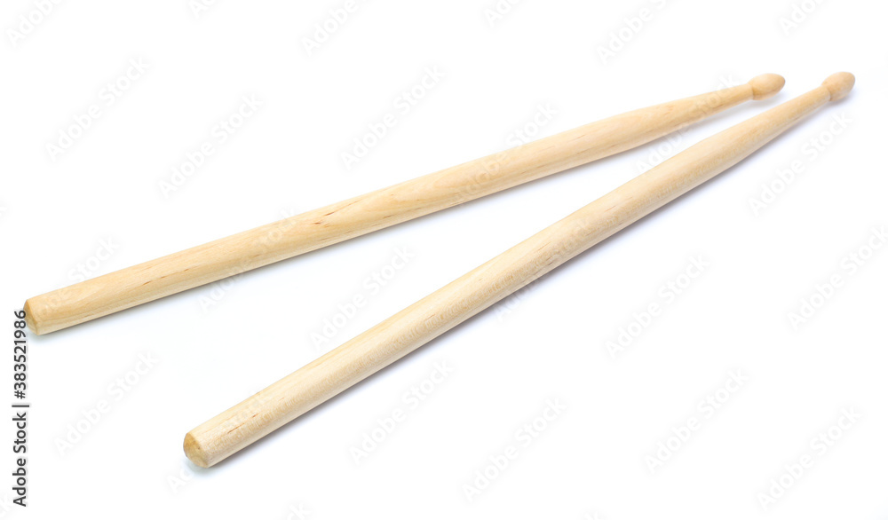 Drum stick isolated on white background Drum stick isolated on white background