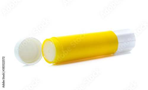 Glue stick isolated on white background