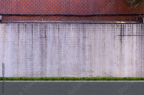 Large blank billboard on a street wall  banners with room to add your own text