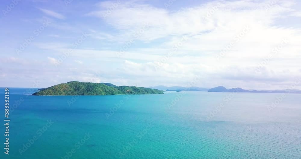 Aerial view Koh Tan Island in the sea,Thailand Aerial view Koh Tan Island in the sea,Thailand