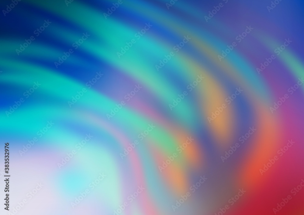Obraz premium Light Blue, Red vector bokeh pattern.