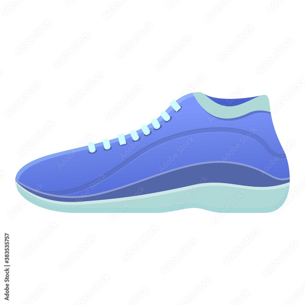 Running sneakers icon. Cartoon of running sneakers vector icon for web design isolated on white background Running sneakers icon. Cartoon of running sneakers vector icon for web design isolated on white background