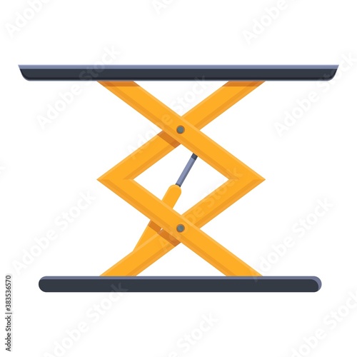 Transport lift icon. Cartoon of transport lift vector icon for web design isolated on white background