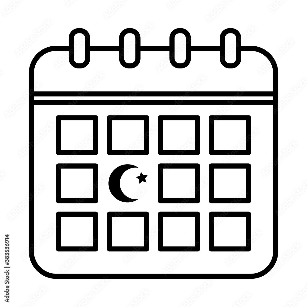 calendar with turkey republic date, line style calendar with turkey republic date, line style