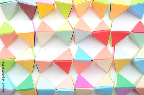 tetrahedron origami decoration photo