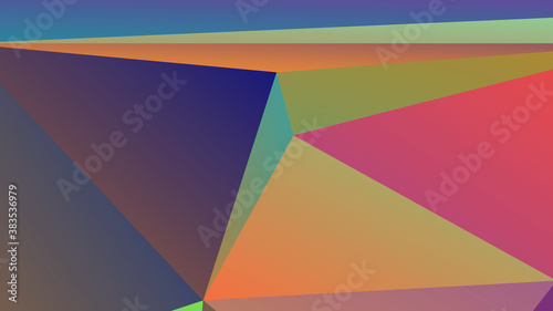 Abstract Color Polygon Background Design  Abstract Geometric Origami Style With Gradient. Presentation  Website  Backdrop  Cover  Banner  Pattern Template