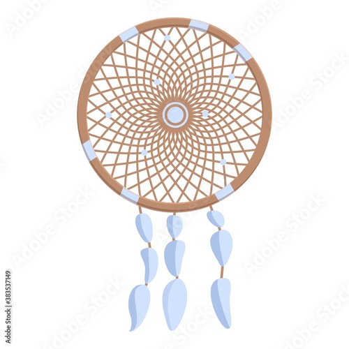 Culture dream catcher icon. Cartoon of culture dream catcher vector icon for web design isolated on white background