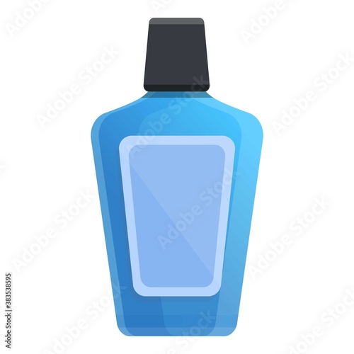 Mouthwash icon. Cartoon of mouthwash vector icon for web design isolated on white background