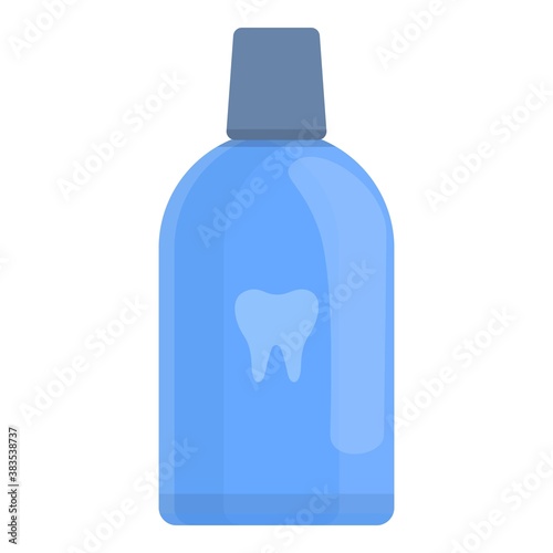 Dental rinse icon. Cartoon of dental rinse vector icon for web design isolated on white background