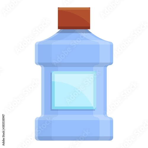 Mouth liquid care icon. Cartoon of mouth liquid care vector icon for web design isolated on white background