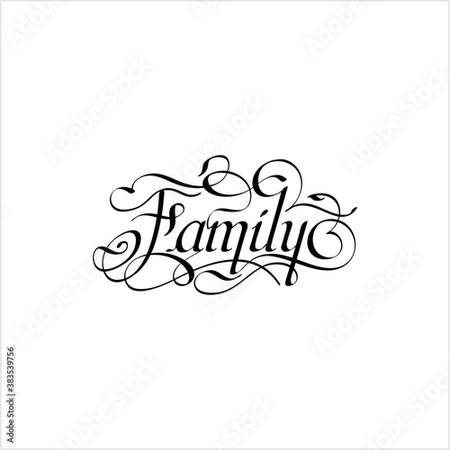 Family Hand Drawn Pen Ink Style M_2010001