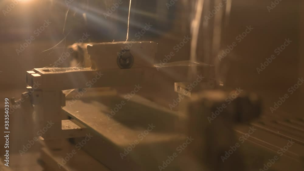 Machine for production of nanofibers Machine for production of nanofibers