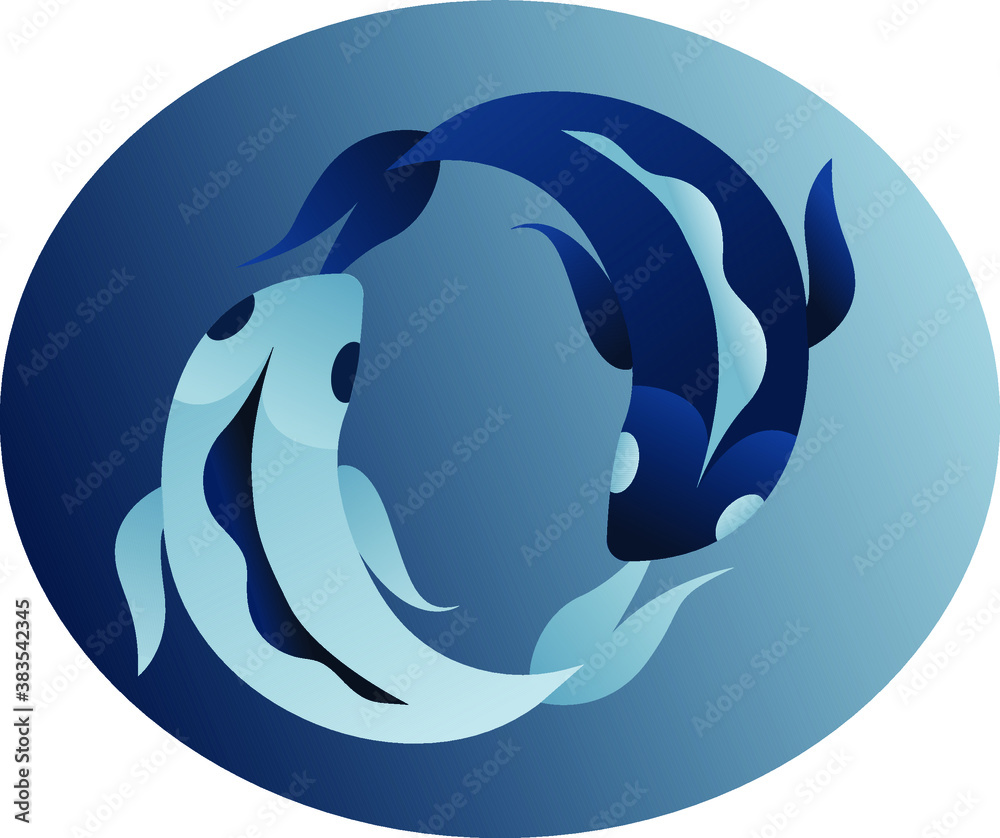 yin and yang blue fish in a circle gradient swim in a circle icon oval chinese philosophy feminine and masculine yin and yang blue fish in a circle gradient swim in a circle icon oval chinese philosophy feminine and masculine