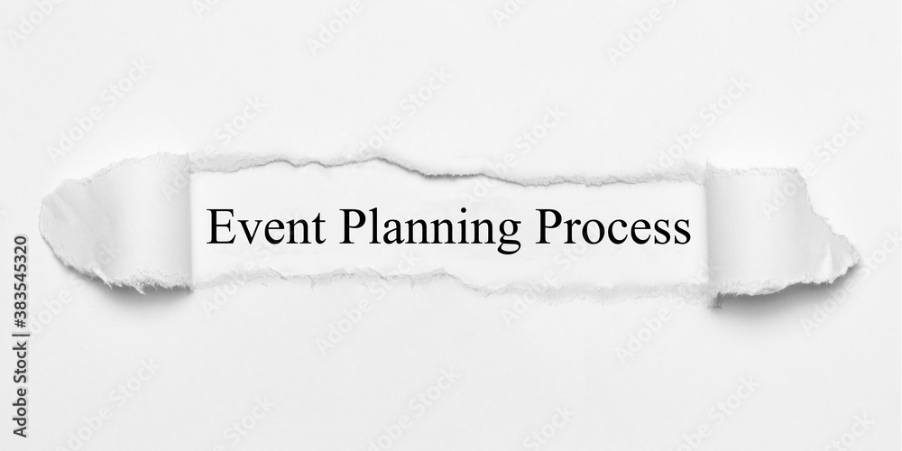 Obraz premium Event Planning Process