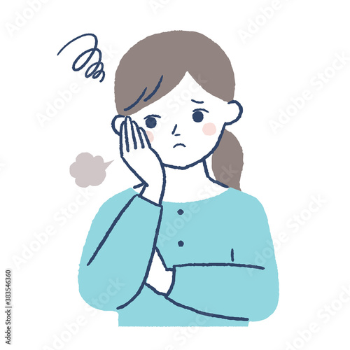 悩んでいる女性