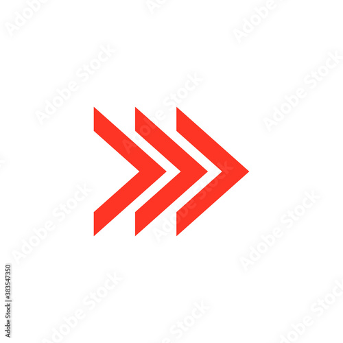 Arrow vector illustration icon Template design