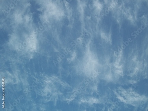 blue sky and clouds