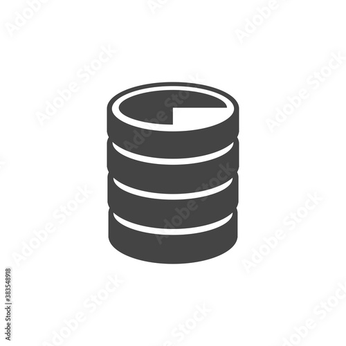 data base icon vector image
