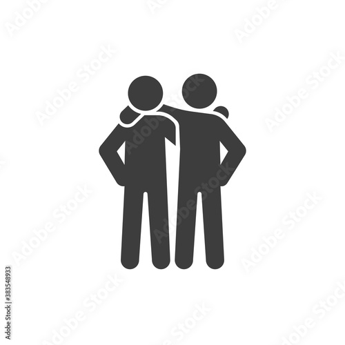 friends icon vector images photo