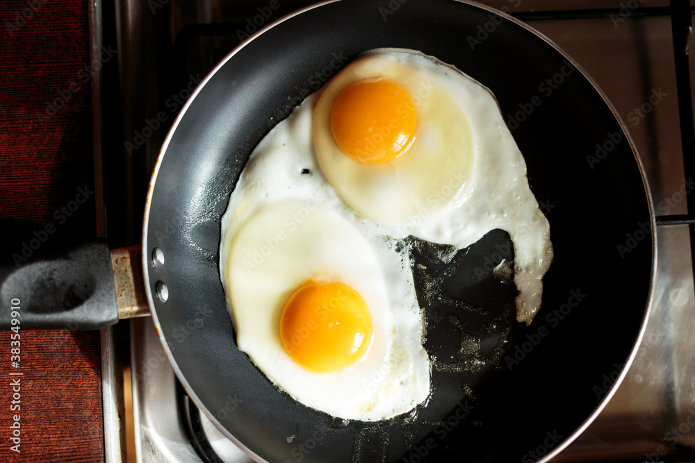 making english breakfast. cooking scrambled eggs. making english breakfast. cooking scrambled eggs.