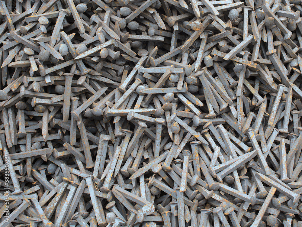 nails heap metal stud pieces iron steel texture background nails heap metal stud pieces iron steel texture background