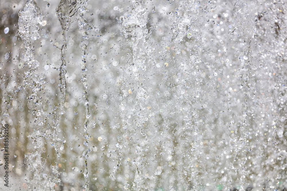 Splashes of water as an abstract background.