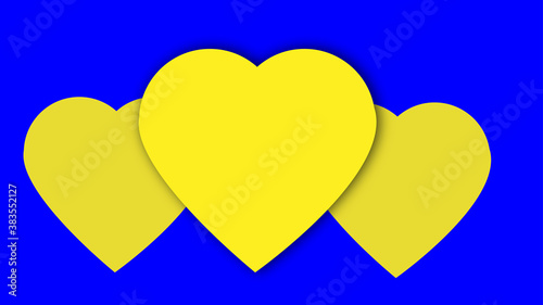 Heart shape abstract background , feelings inside