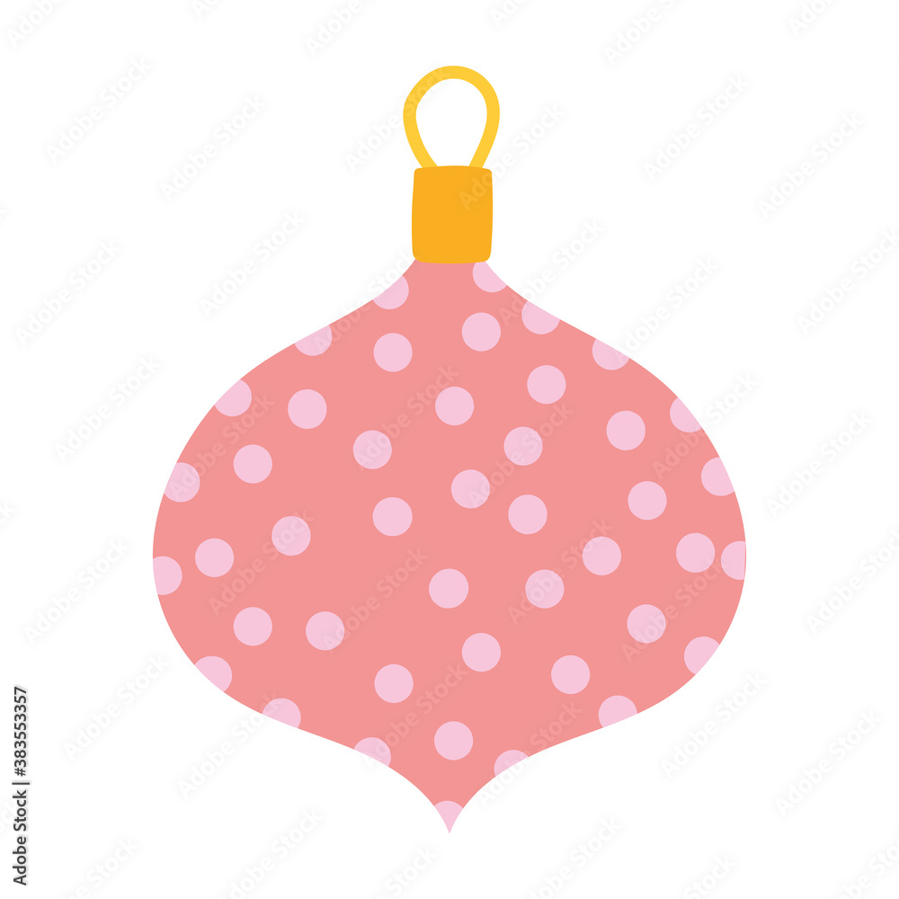 merry christmas, dotted ball decoration celebration, isolated design merry christmas, dotted ball decoration celebration, isolated design