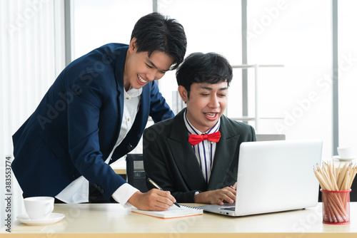 businesspeople of various gender in office 