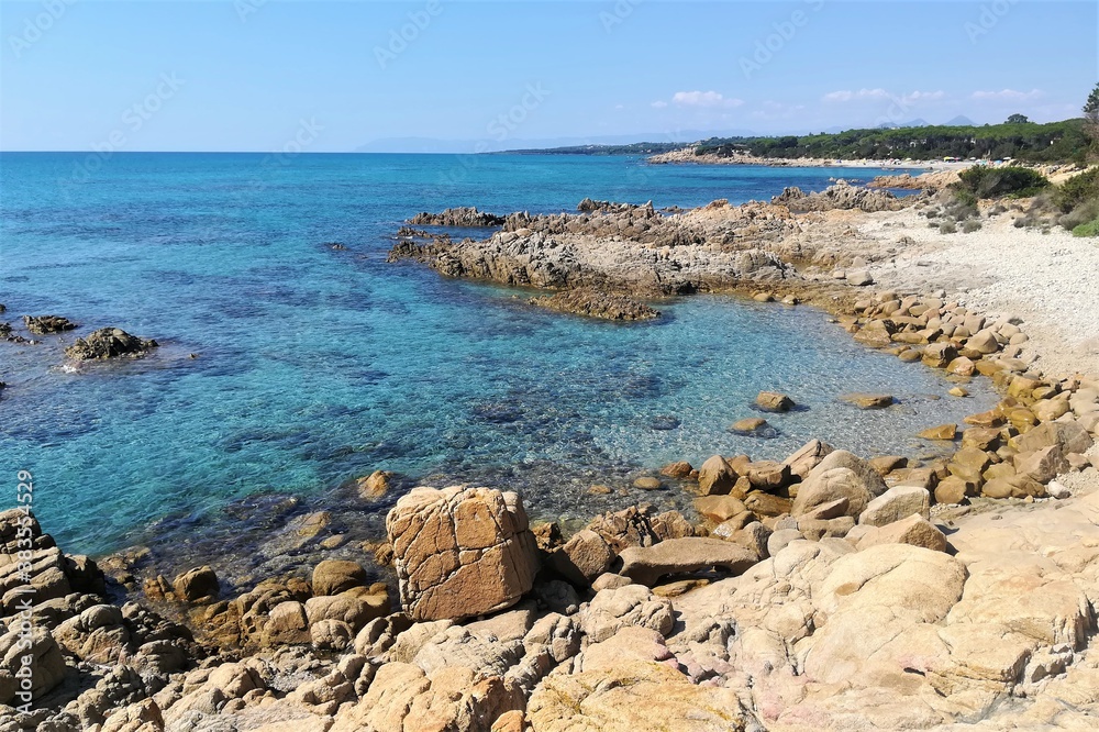 Cala Liberotto verso Sud, Sardegna, Italia Cala Liberotto verso Sud, Sardegna, Italia