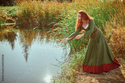 red haired celtic girl