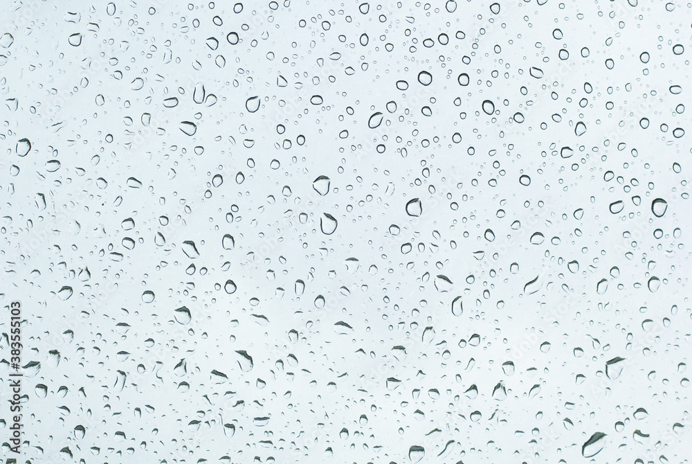 water drops on glass water drops on glass