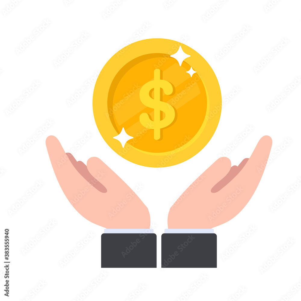 The hand of a businessman holding a dollar The concept of investing and maintaining the financial health of a business The hand of a businessman holding a dollar The concept of investing and maintaining the financial health of a business