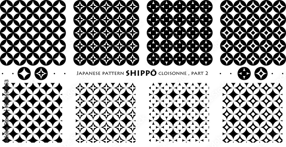 Japanese pattern SIPPŌ cloisonne_part2_seamless pattern_c01 Japanese pattern SIPPŌ cloisonne_part2_seamless pattern_c01