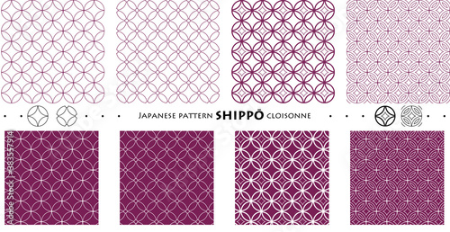 Japanese pattern SIPPŌ cloisonne_seamless pattern_c07