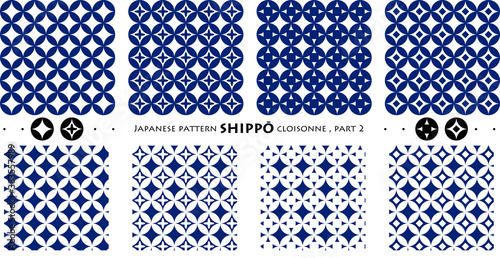 Japanese pattern SIPPŌ cloisonne_part2_seamless pattern_c03