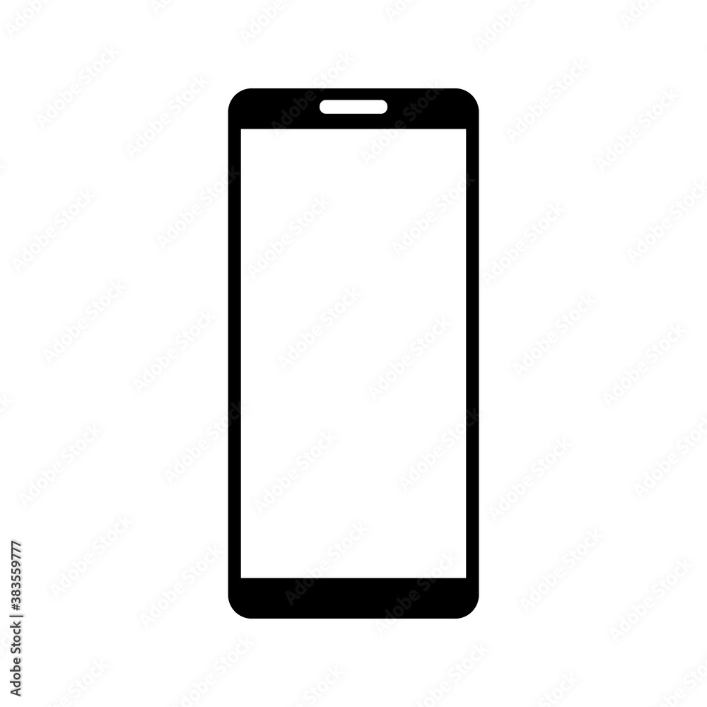 Mobile phone with blank screen Mobile phone with blank screen