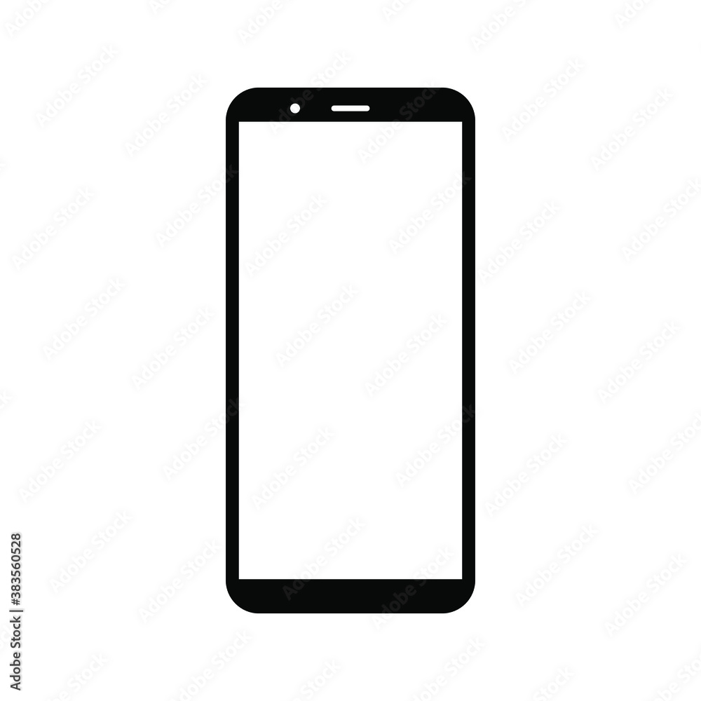Mobile phone or smartphone icon. vector illustration Mobile phone or smartphone icon. vector illustration
