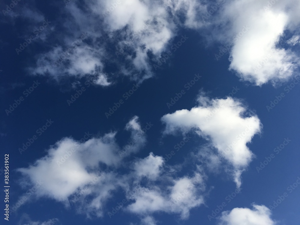 Fototapeta premium 空と雲の背景