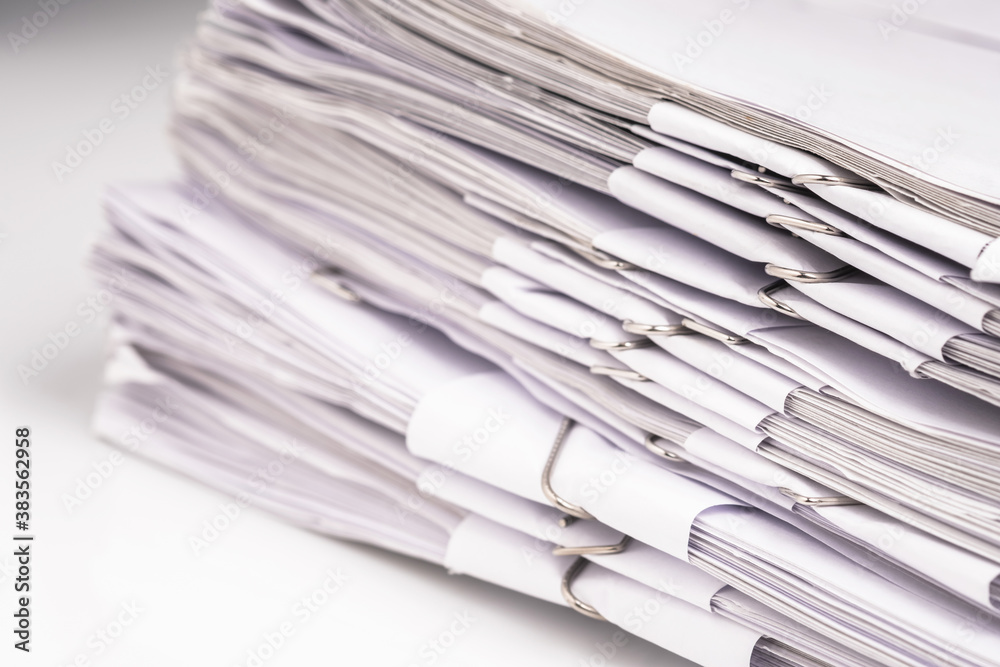 Closeup Category Paperwork on the Desk Closeup Category Paperwork on the Desk