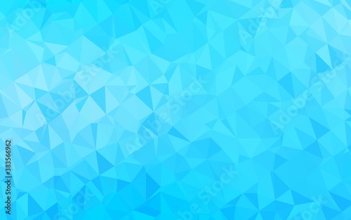 Light BLUE vector abstract mosaic backdrop.