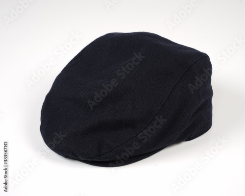 a hat in a photo on a white background.
