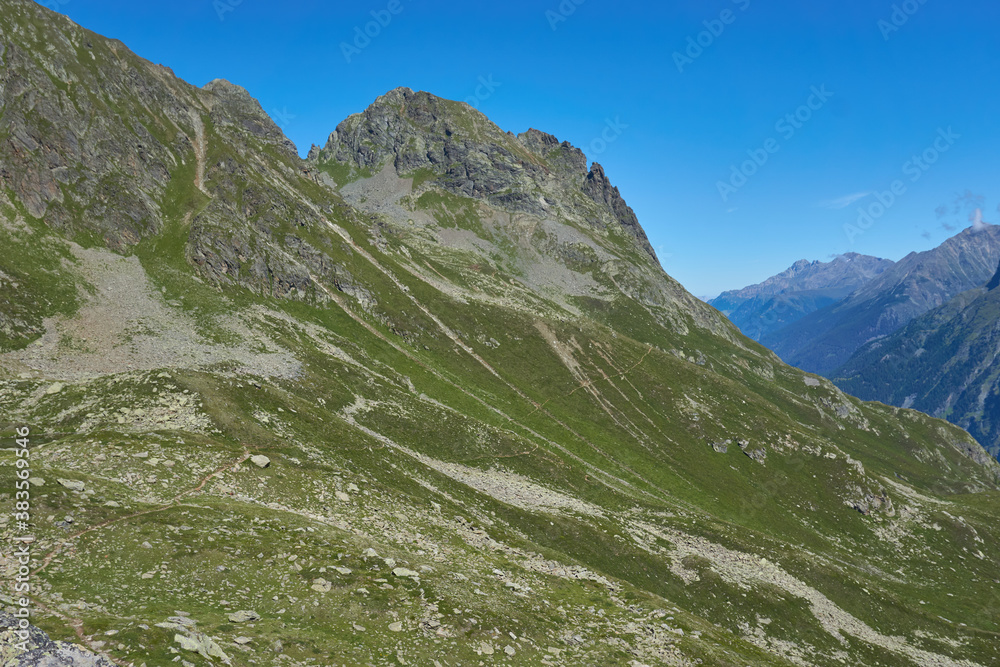 Fototapeta premium Wandern in den Bergen