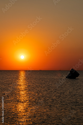 Sonnenuntergang an der See