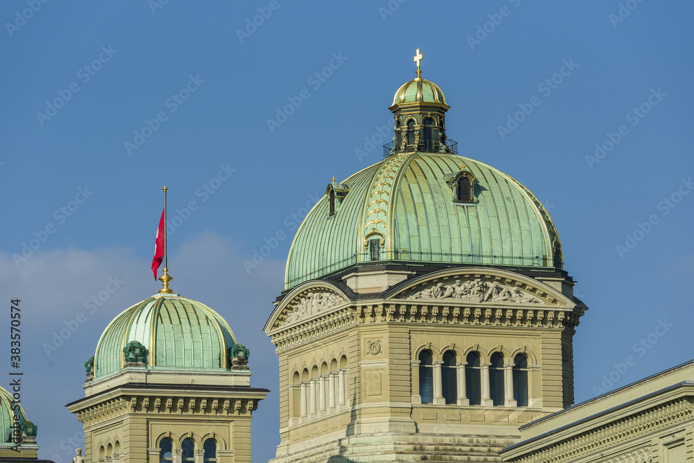 Federal Palace of Switzerland in Bern, Switzerland