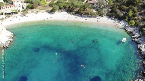 Aerial drone 4K cinematic shot of Dubovica, Hvar, Croatia 7 photo